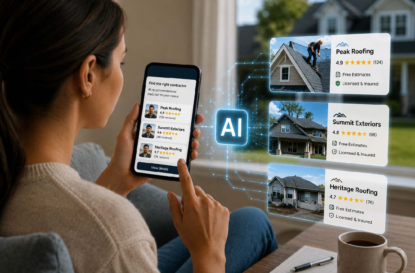 How AI Is Changing How Homeowners Find Contractors